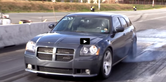 supercharged dodge magnum drag racing
