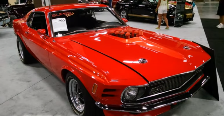 custom built 1970 ford mustang sports roof barrett jackson