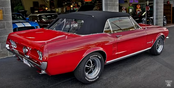 CANDY APPLE RED 1967 MUSTANG CONVERTIBLE 289 4BBL | HOT CARS