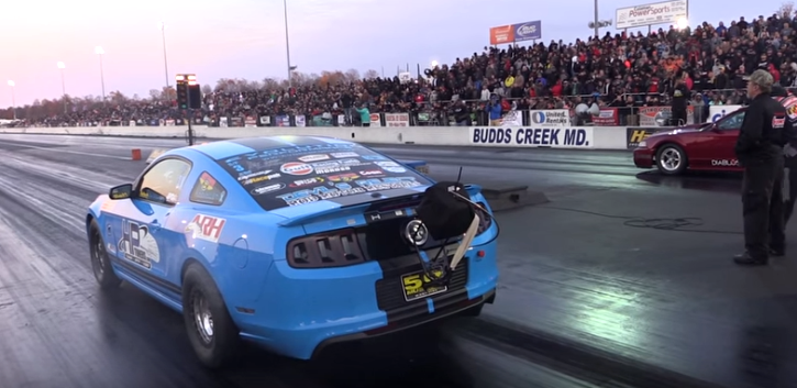 turbo mustang gt500 devil's reject drag racing