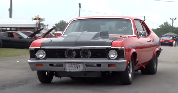 twin turbocharged chevy nova street car takeover