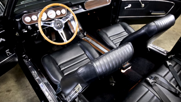raven black 1965 mustang convertible custom