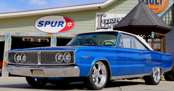 bright blue poly 1966 dodge hemi coronet