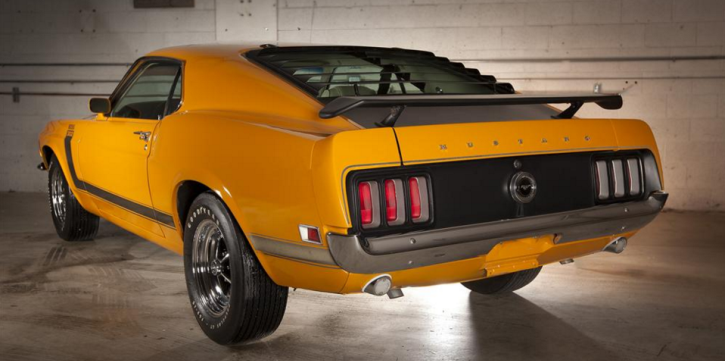 grabber orange 1970 mustang boss 302 barrett jackson