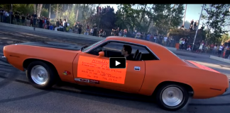 1971 plymouth cuda burnouts