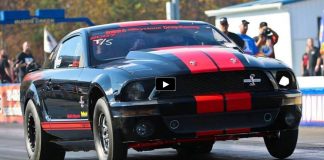 mustang shelby gt500 drag racing