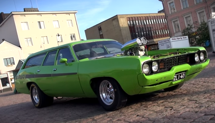 custom built 1972 plymouth satellite station wagon