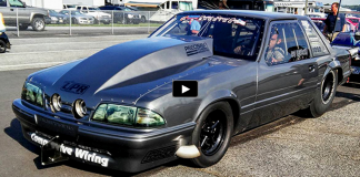 joe newsham fox body mustang drag racing
