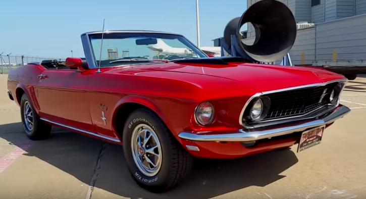 1969 ford mustang convertible on hot cars
