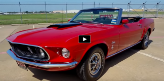 convertible 1969 ford mustang on hot cars