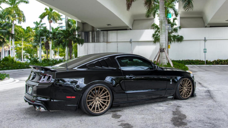 blacked out mustang gt500 super snake
