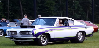 pro street 1968 hemi barracuda video
