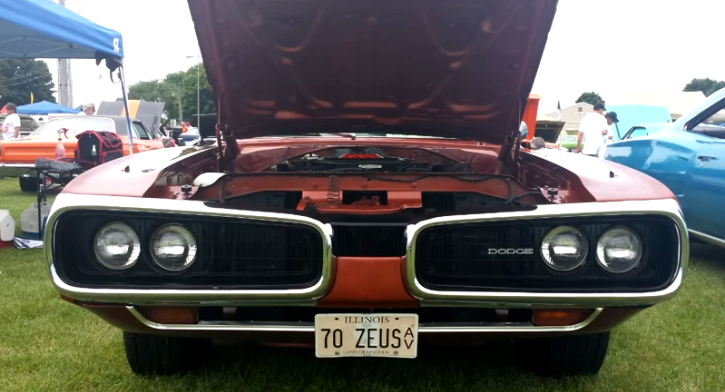 burst orange 1970 dodge coronet 500