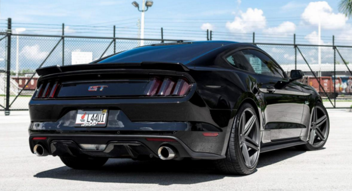 black 2015 mustang gt custom