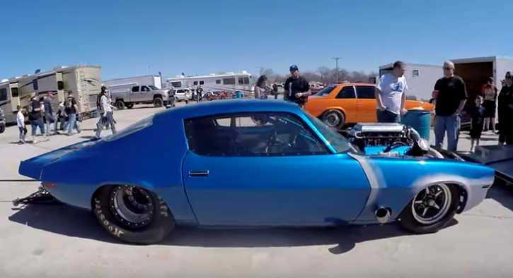 turbocharged camaro thunder valley raceway