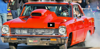 honey badger chevy nova drag racing