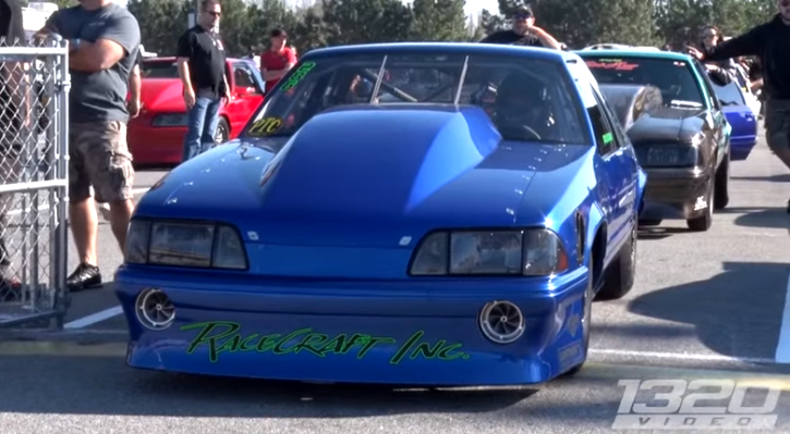 twin turbo fox body mustang lights out 7