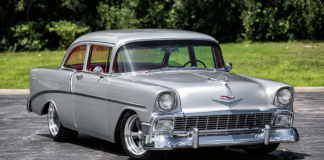 high end tri five chevy custom build