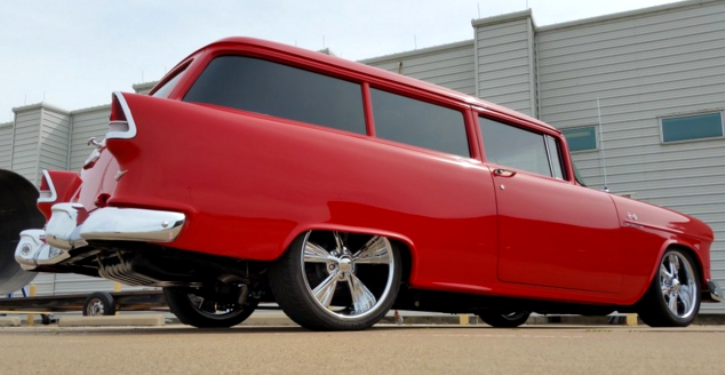 custom built 1955 chevy bel air 150 station wagon