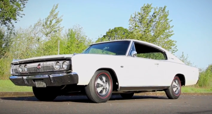 ww1 white 1967 dodge hemi charger