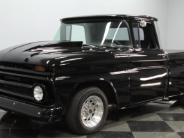 murdered out 1963 chevy c10 truck
