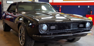 murdered out 1968 chevy camaro restomod