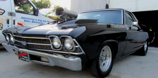 blown 1969 chevy el camino custom