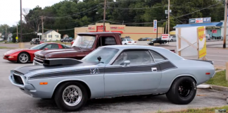 trans am dodge challenger video