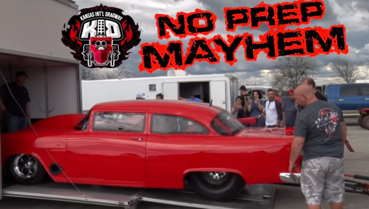 55 chevy 2.0 wins kansas no prep drag race