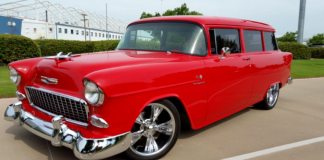 custom built 1955 chevy bel air 350 station wagon
