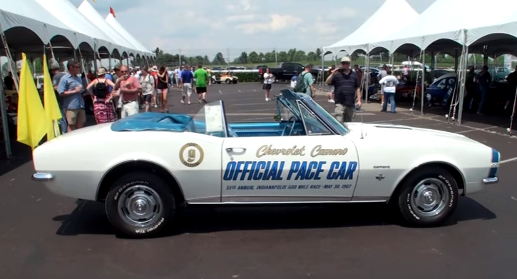 original 1967 chevrolet camaro ss indianapolis 500 pace car