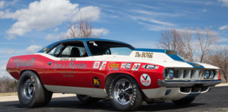 original sox & martin pro stock 1971 plymouth hemi cuda