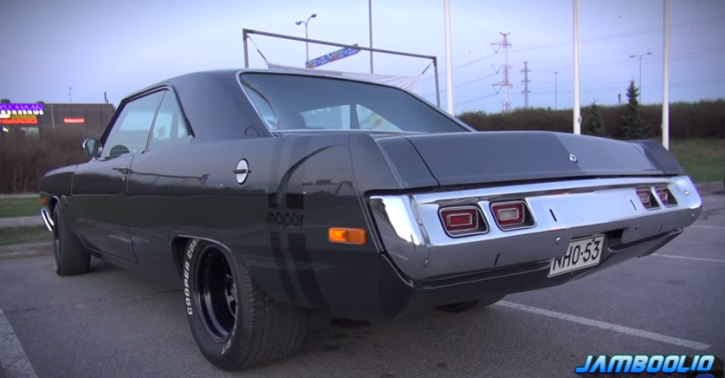 1973 dodge dart swinger burnouts