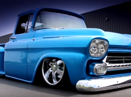 1959 chevy 3100 custom pick up truck