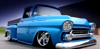 1959 chevy 3100 custom pick up truck