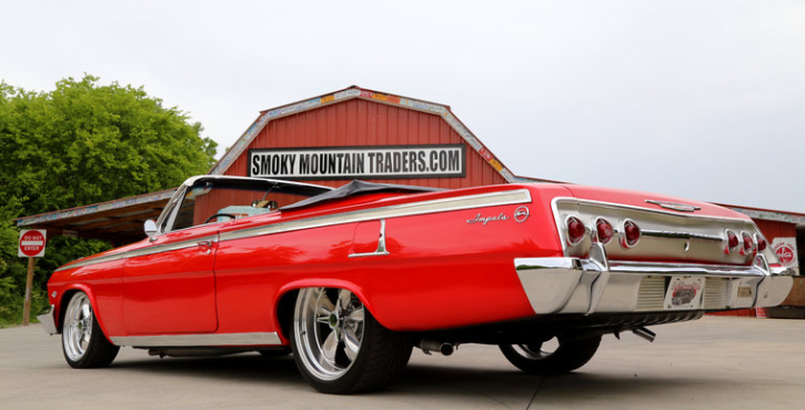 torch red 1962 chevrolet impala convertible