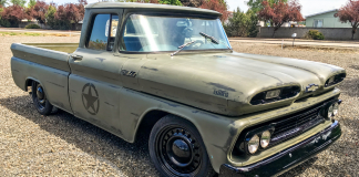1960 chevy c10 military tribute