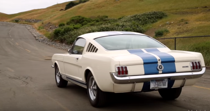 driving 1965 shelby gt350 mustang