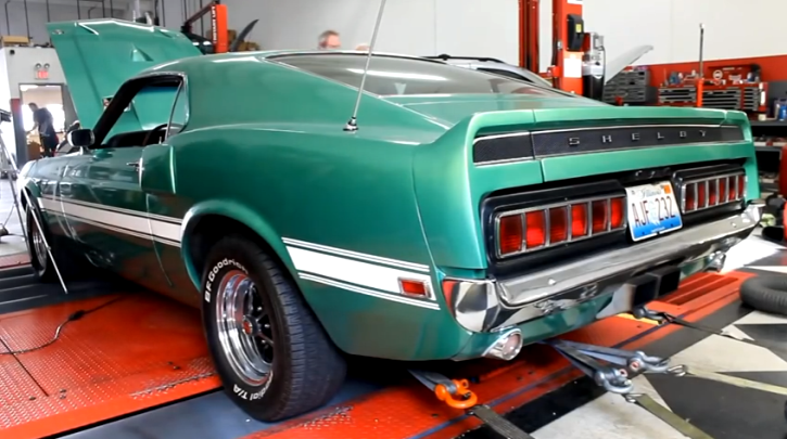 original 1969 shelby gt500 427 cobra fe engine dyno video