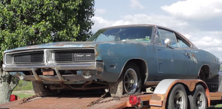 abandoned 1969 dodge charger 383 special edition