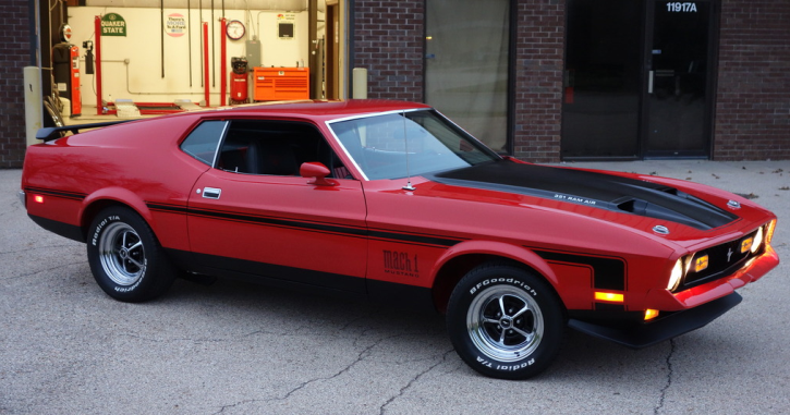 rare 1971 ford mustang mach 1 show winner