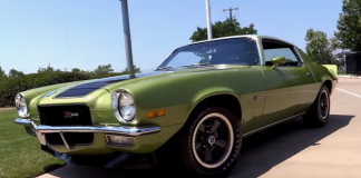 1970 chevrolet camaro z28 restored