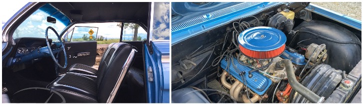 blue 1962 chevrolet impala ss 