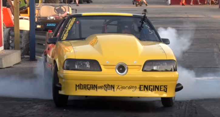 turbocharged fox body mustang drag racing king of the streets