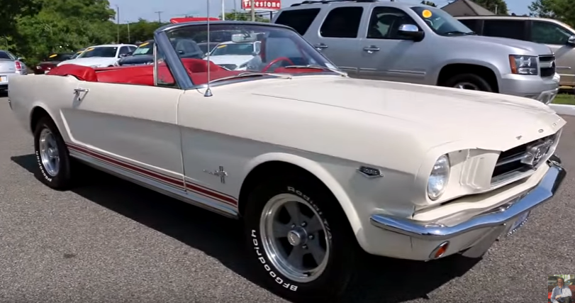 Gorgeous White On Red 1965 Mustang Convertible Hot Cars