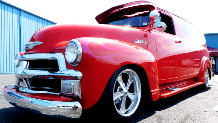 custom built 1954 chevy 3800 suburban video