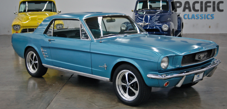 restored 1966 ford mustang coupe