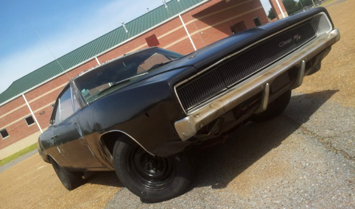 1968 dodge charger rt burnout video