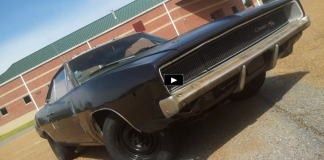 1968 dodge charger rt burnout video