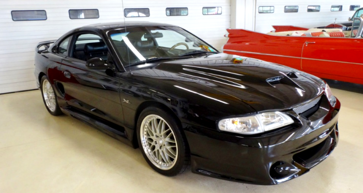 black 1994 ford mustang gt custom